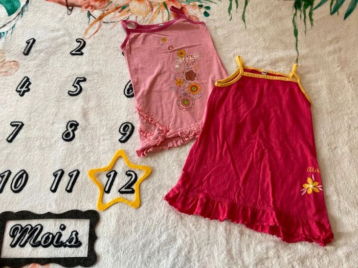 Lot de 2 robes été 12 mois