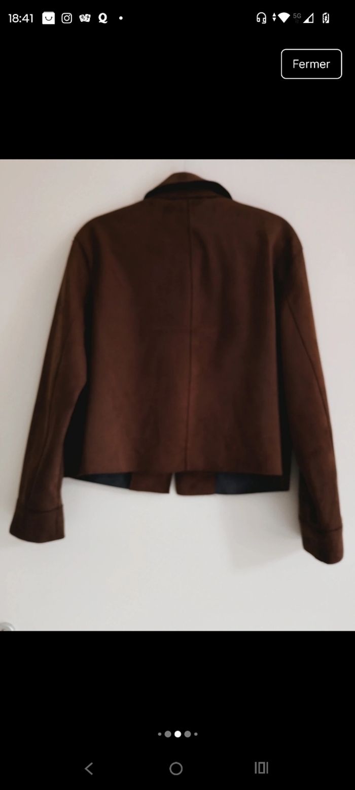 Chaqueta efecto ante - photo numéro 6