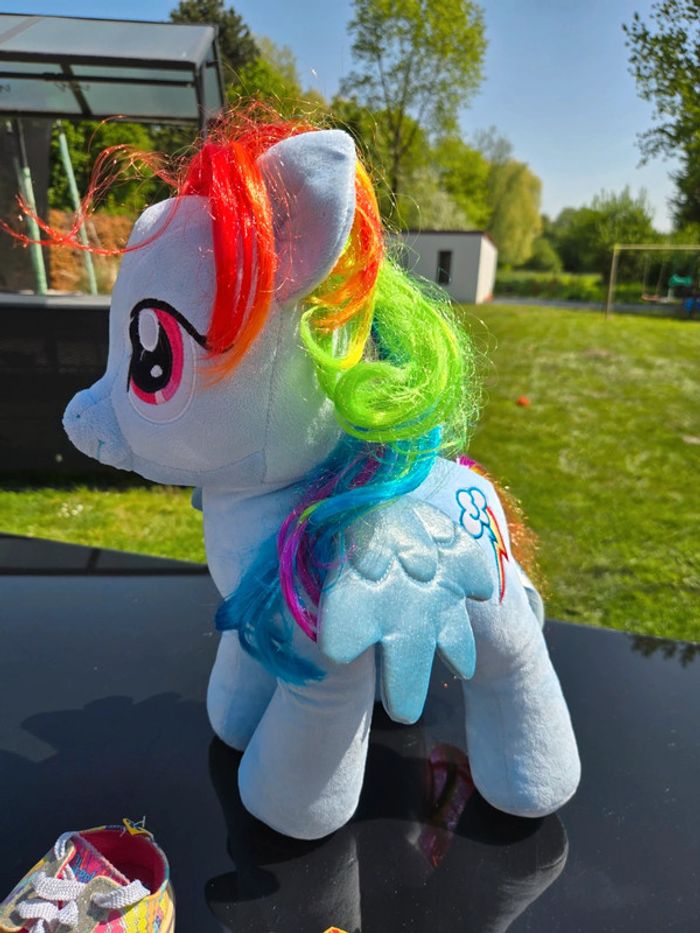 My little Pony Rainbow Dash Build a Bear 🌈 - photo numéro 3