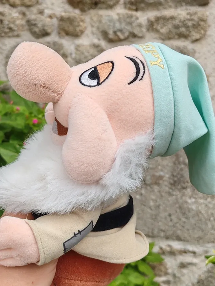 Peluche dormeur - blanche neige et les 7 nains - photo numéro 10