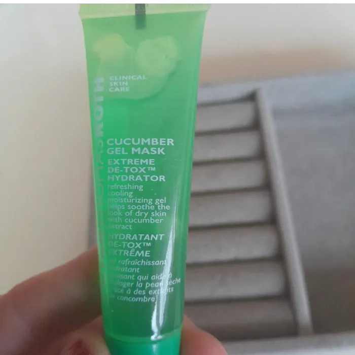 masque gel au concombre