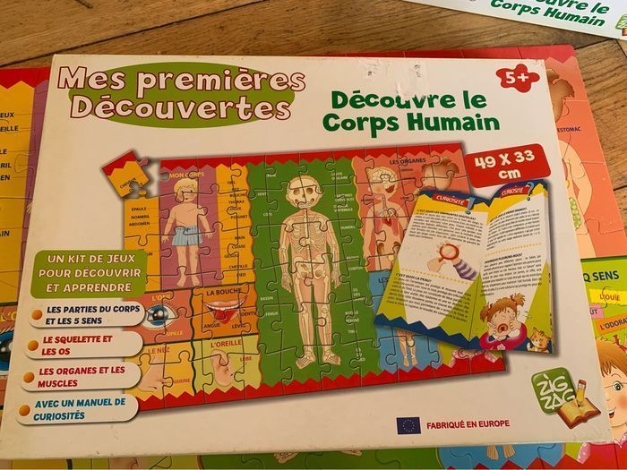 Mes premières découvertes , Puzzle découvre le corps humain - photo numéro 4