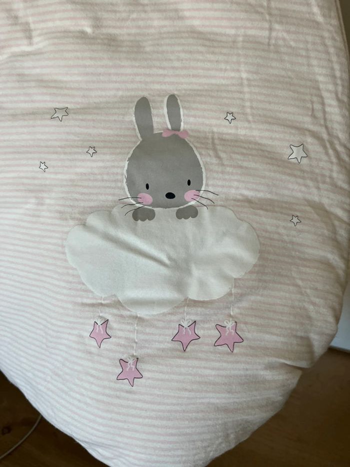 Turbulette motif lapin sans manche (gigoteuse)