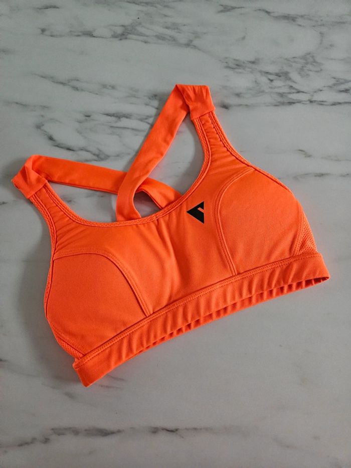 Brassière de sport orange taille XXS
