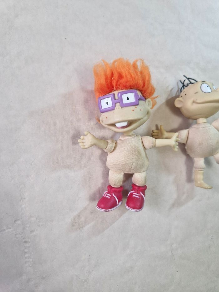 Lot de 2 poupée  / figurine  , des Razmoket  , casse bonbon et la binocle  , Nickelodeon  , 1997/98 - photo numéro 2