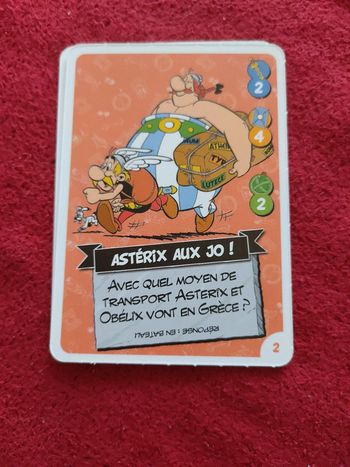 Carte Astérix aux jeux olympiques