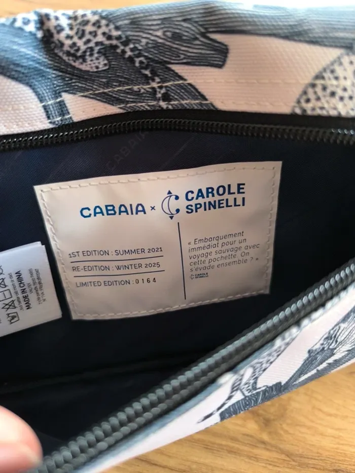Pochette Neuve Cabaïa Édition Limitée Carole Spinelli (Réédition 2025) - photo numéro 3