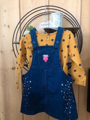 Robe et tee-shirt 9 mois