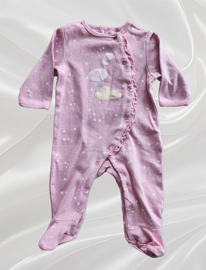 Lot de 2 pyjamas grenouillères fille 3 mois - photo numéro 6