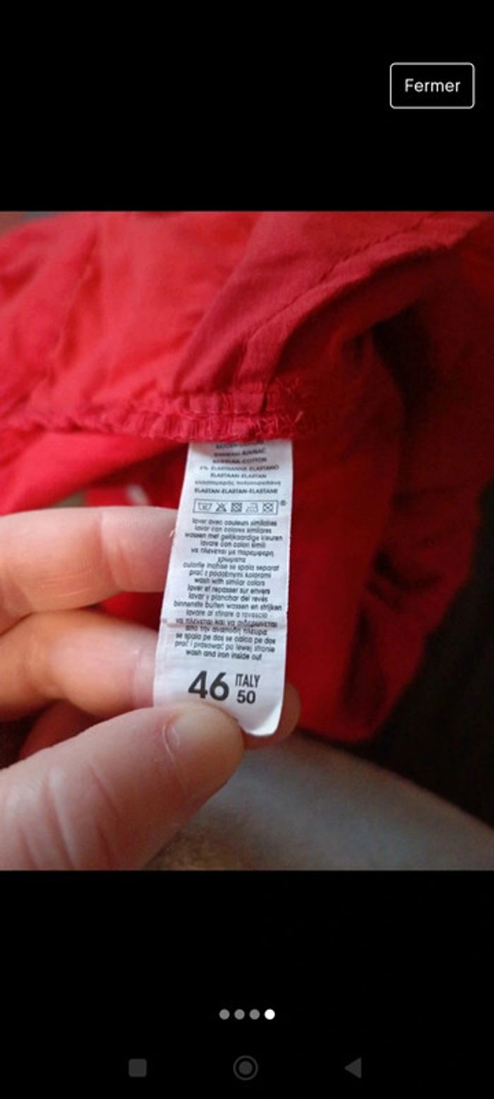 Pantalon 46 rouge - photo numéro 4