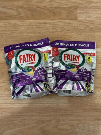 Lot de 2 Fairy – Produit vaisselle (neufs)