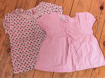 Lot de 2 blouses 12 mois