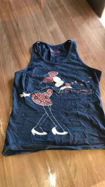 Débardeur Disney bleu marine