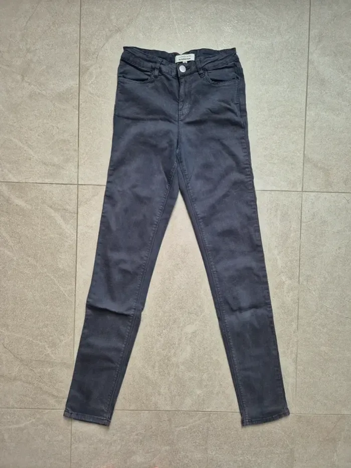 Jean skinny taille haute cache cache