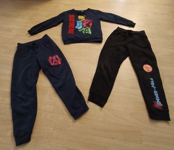 Lot de 3 vêtements pull/jogging garçon taille 6/8 ans 
