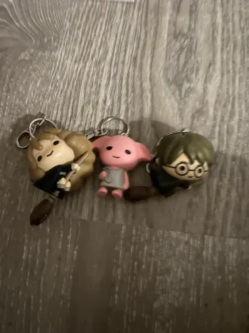 Lot de 3 porte-clés Harry Potter