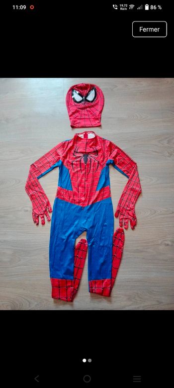Déguisement spiderman 