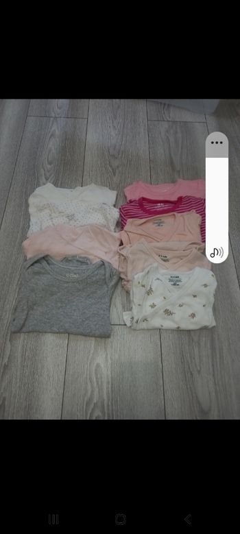 Lots de 9 bodies manche longue