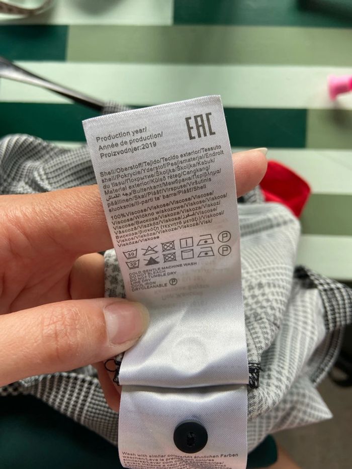 Blouse motif nid de poule - photo numéro 5