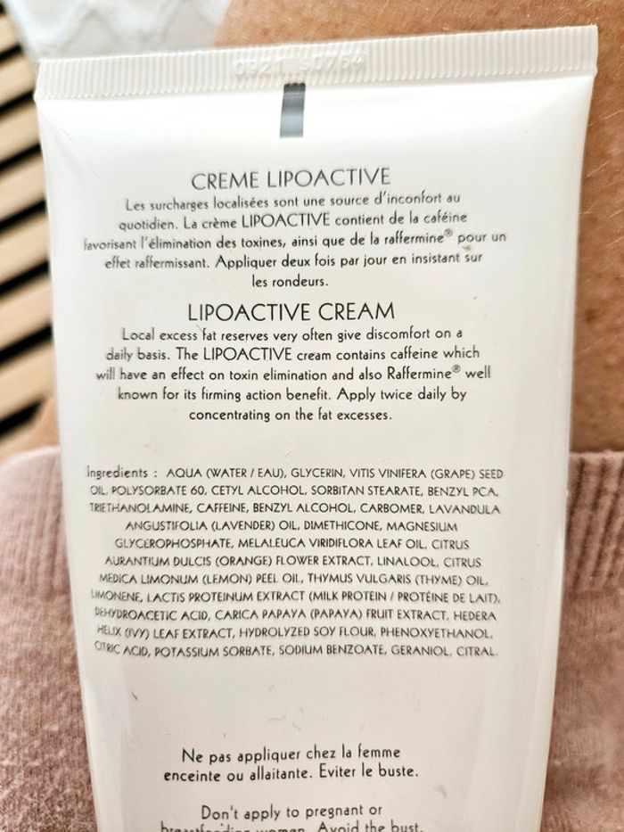 Creme amincissante Lipoactive Physiolab - photo numéro 3