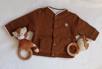 Veste réversible 3 mois 59 cm obaïbi