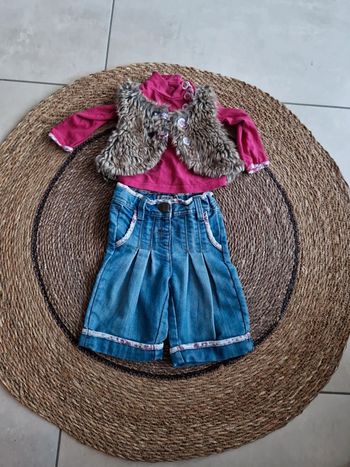 Joli ensemble tape à l'œil fille 3 mois