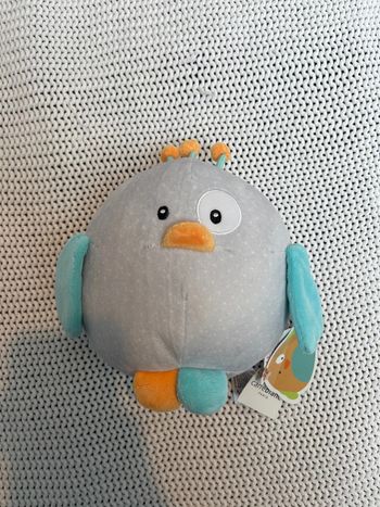 Peluche carré blanc neuve