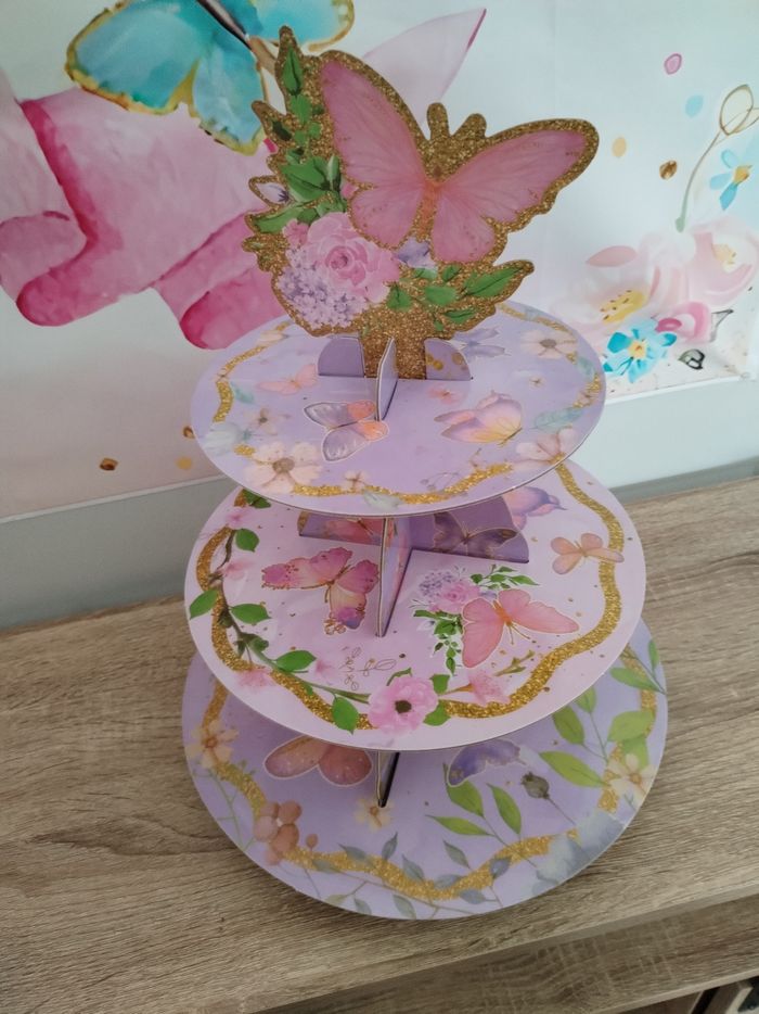 Décoration porte sujet et poster en tissus et sac à dragées - photo numéro 2