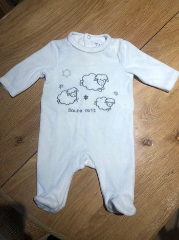 Pyjama blanc Mes Petits Cailloux