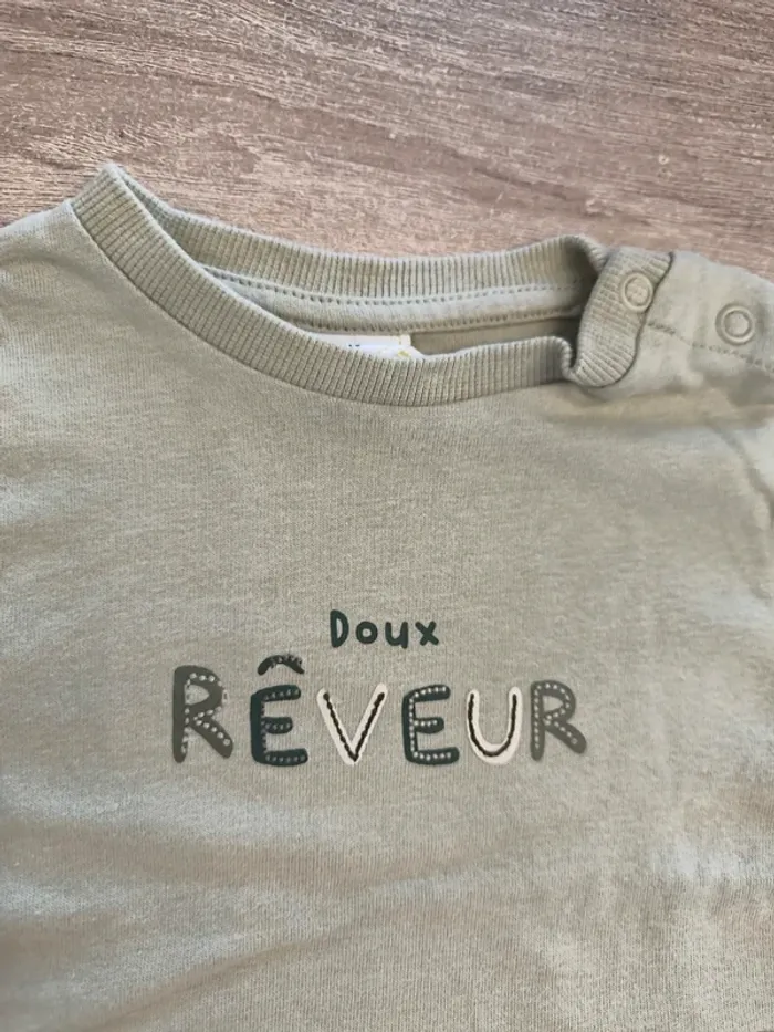 Tee-shirt garçon ml 6 mois Tao - photo numéro 3