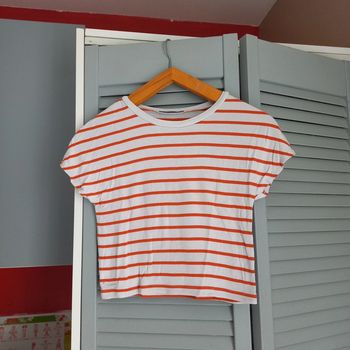 Tee shirt rayé zara