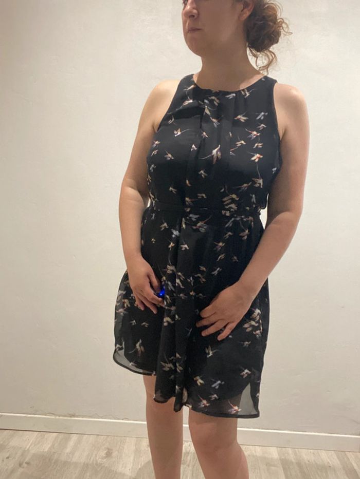 Robe motifs oiseau