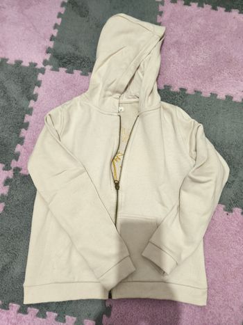 Veste à capuche beige