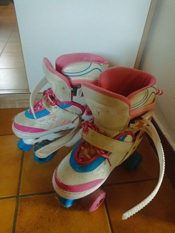Patins à roulettes enfant Hikole réglable de la pointure 35 à 38