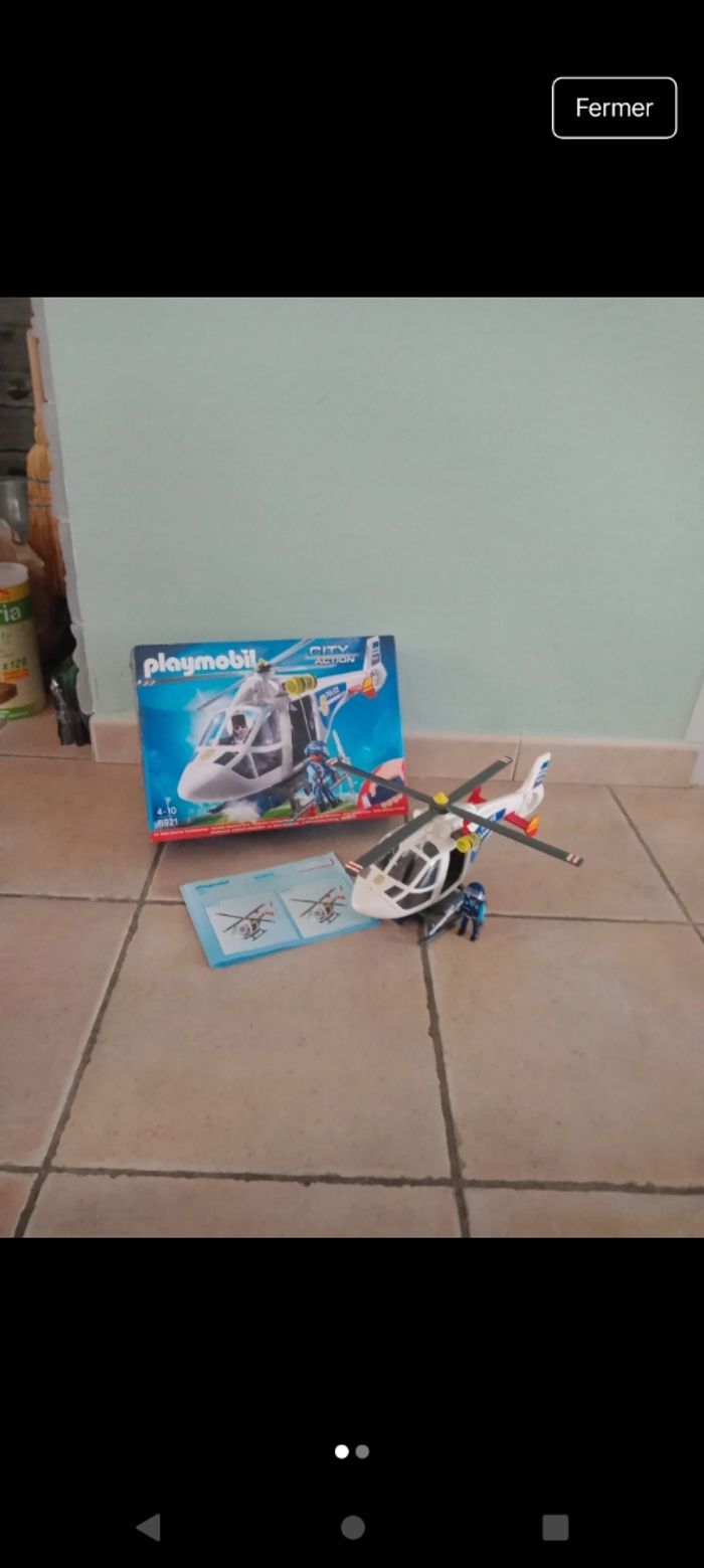 Hélicoptère playmobil - photo numéro 2