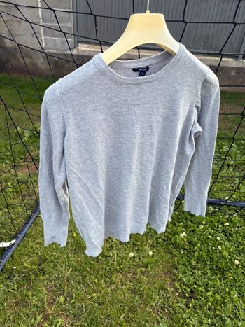 Joli Pull Fin Kiabi Gris Chiné T. XL - Idéal Printemps - Bon état