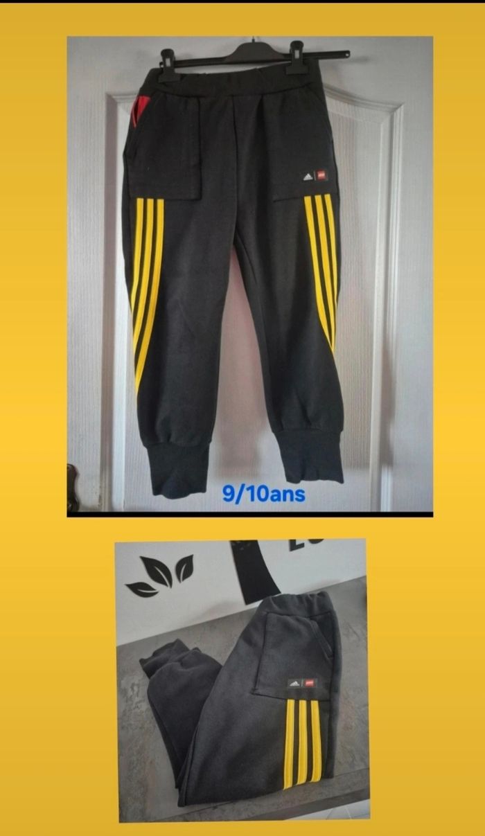 Bas de jogging lego/adidas 9/10ans