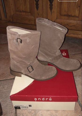 Bottines  beige