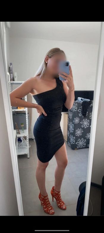 Robe chic, élégante noir