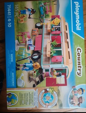 Roulotte café boutique Playmobil