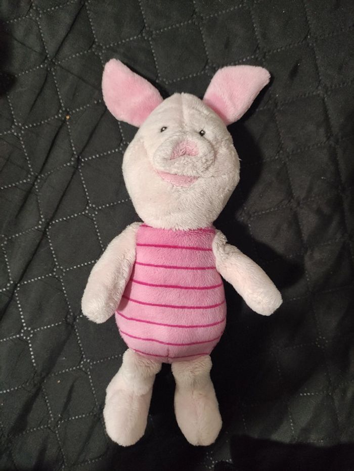 Lot de 2 doudous Winnie l'ourson et Porcinet - photo numéro 6