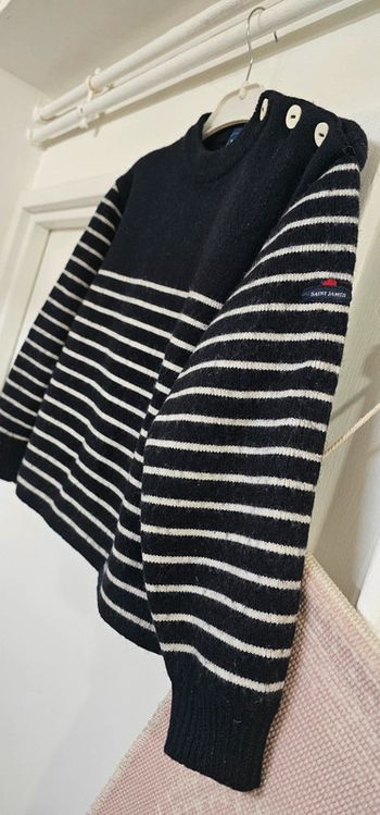 Pull Marinière laine Saint James 10 ans