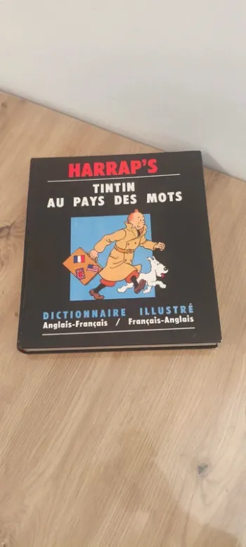 Livre tintin au pays des mots