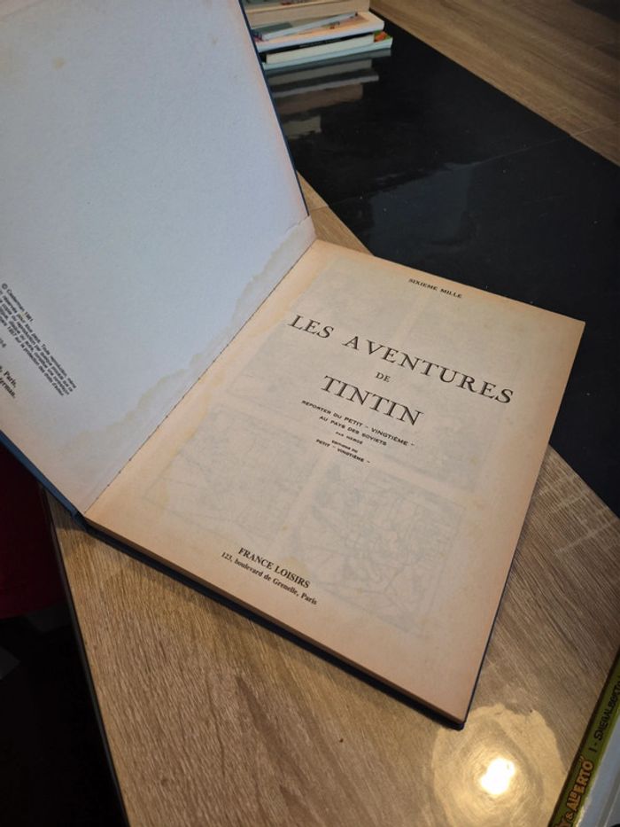 Livre BD les aventures de tintin - photo numéro 4