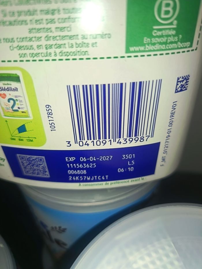 Bledilait 1er âge - photo numéro 2