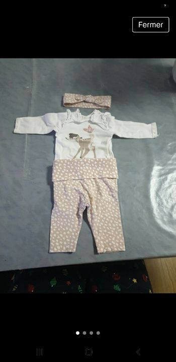 Ensemble bambi 1 mois