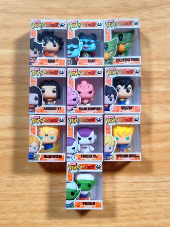 MAGNIFIQUE LOT 10 Bitty Pop! Dragon Ball Z - Collection Guerriers Z & Antagonistes