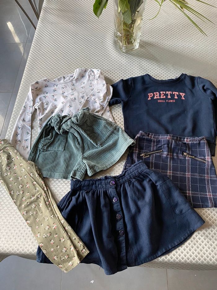 Jupes jupe-short leggings hauts 4 ans