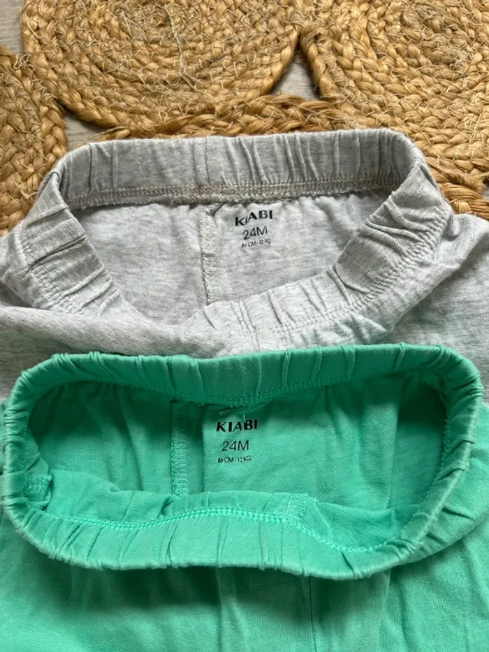 Lot 2 shorts Kiabi 24 mois - photo numéro 2