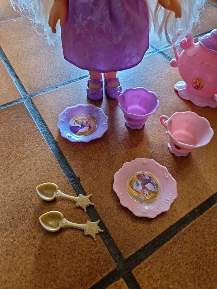 Poupée raiponce service thé - photo numéro 3